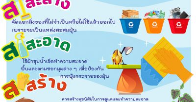 ปิดเทอมสร้างสรรค์ ชวนลูกทำความสะอาด 3ส 1ล